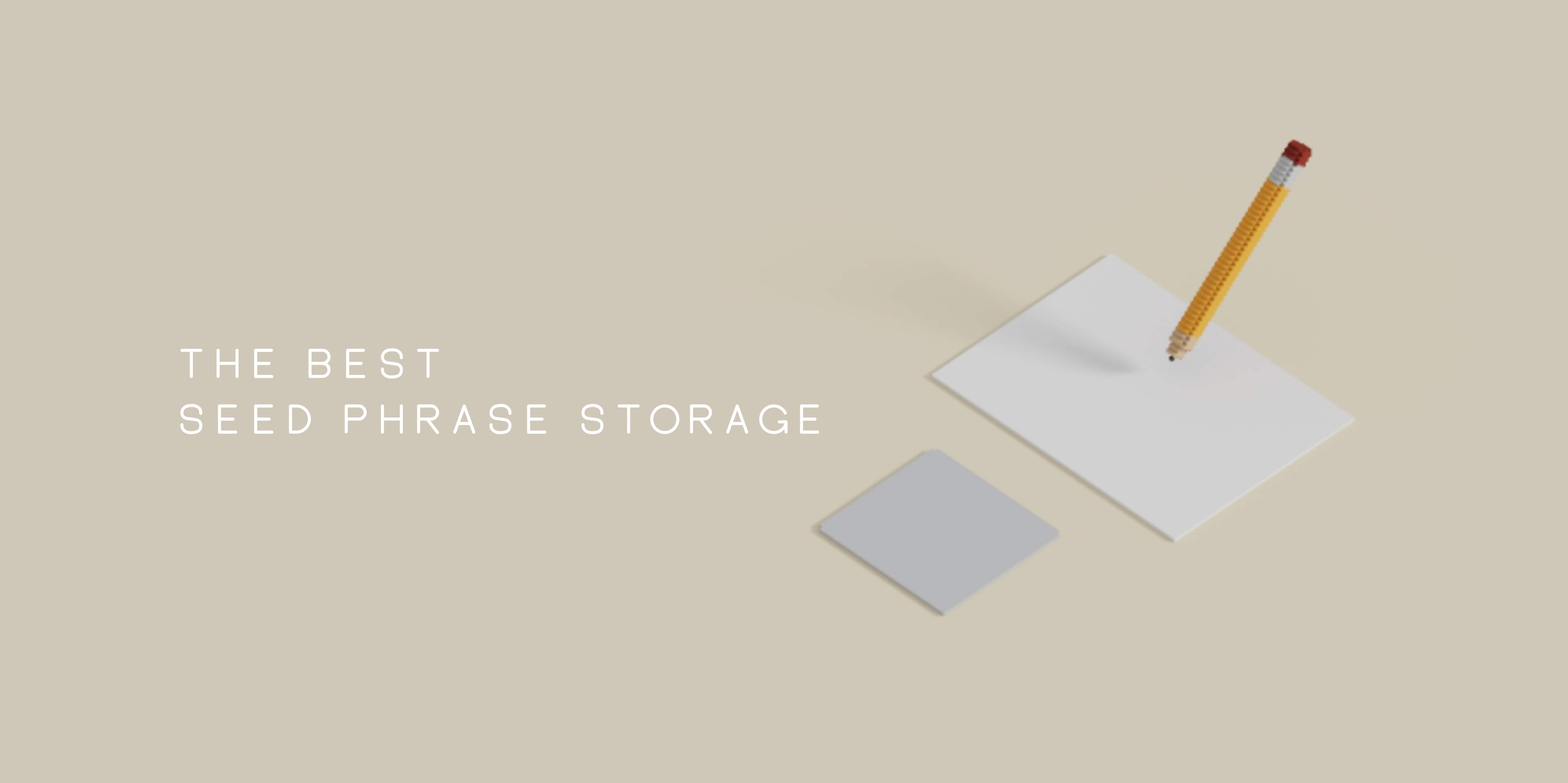 Seed Phrase Storage - The Best Way to Store Your Seed Phrase – Blockplate