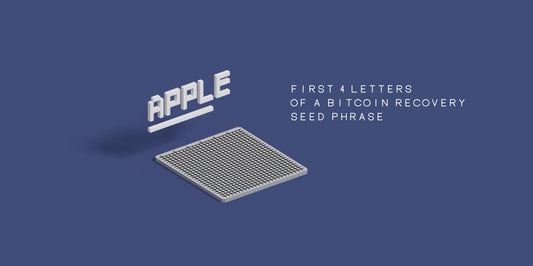 first 4 four letters of a bitcoin recovery seed phrase