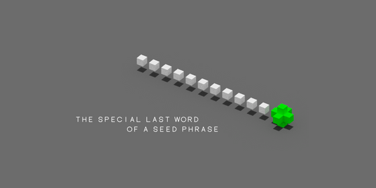 The Special Last Word of a Seed Phrase