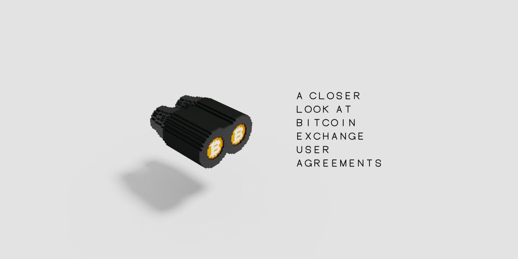 bitcoin exchange user agreements